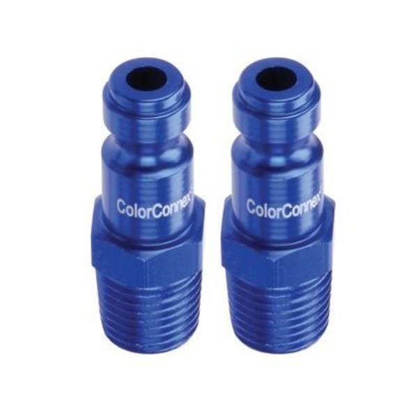 Legacy PLUG TYPE C BLUE 1/4" M NPT  2PK LMA72440C-2PK